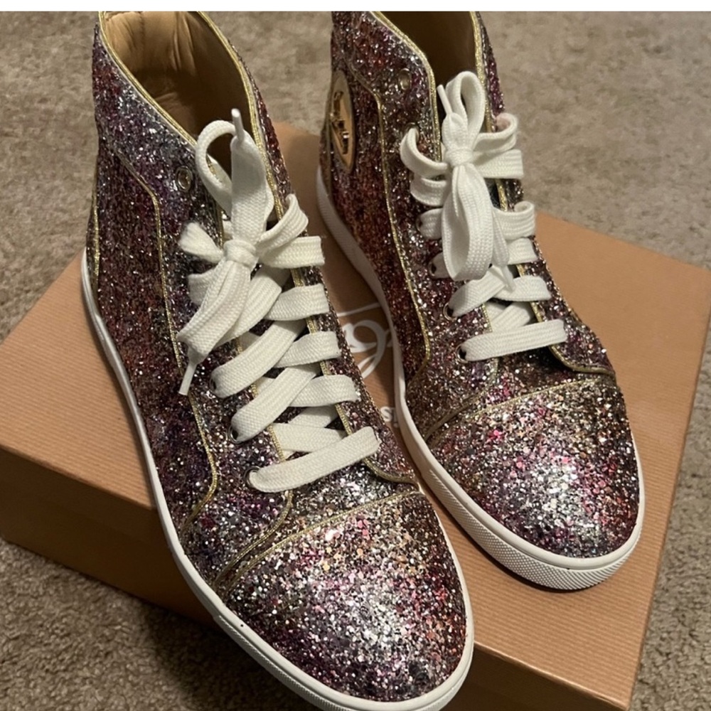 In Search of Louboutin 39.5 Glitter Bip Bip